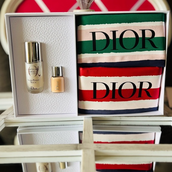 Dior very rare Novelty Skincare Set with Multicolor Pouches. - Picture 1 of 6